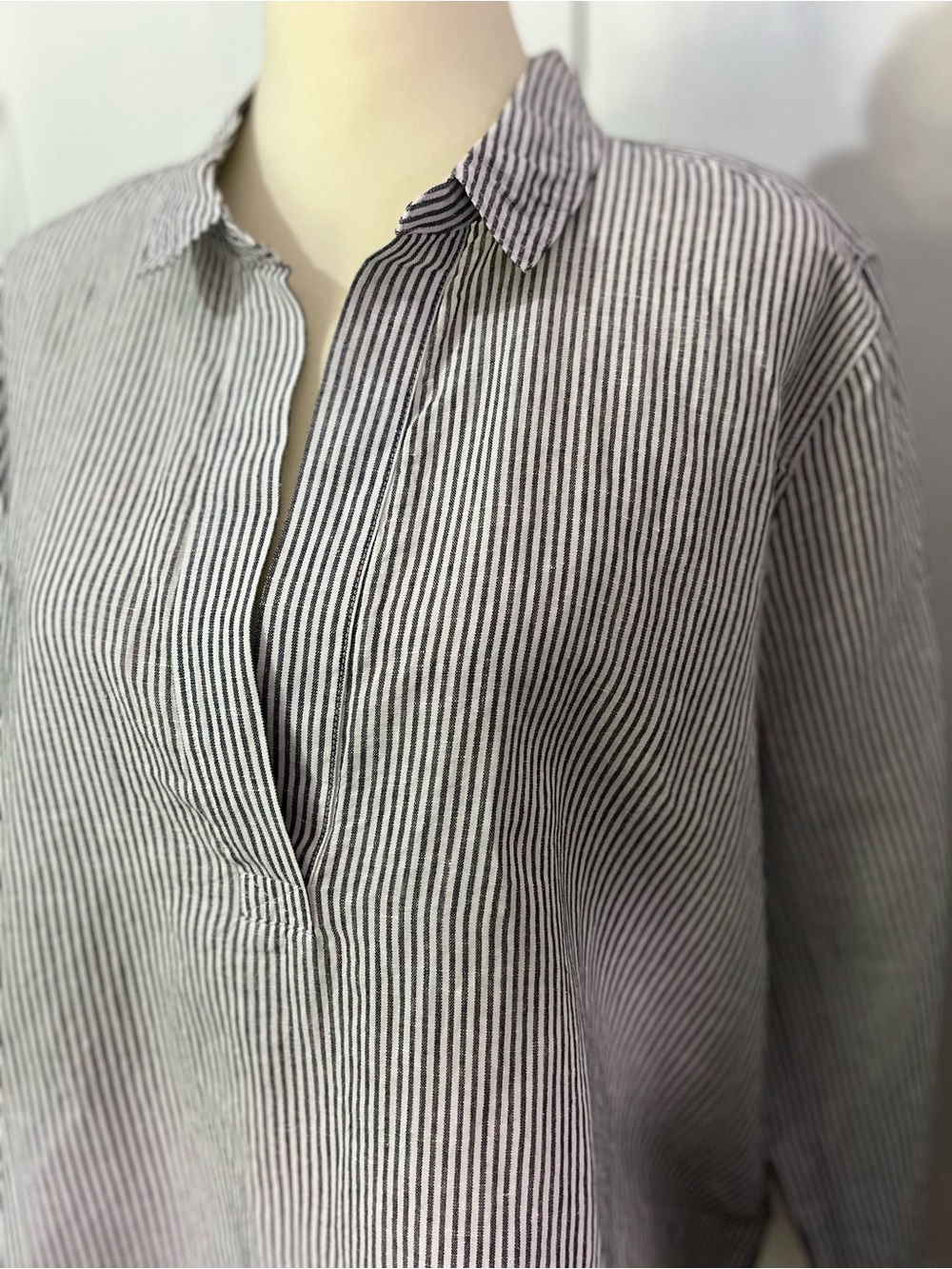 J Crew Linen Striped Buttonless Tunic • Linen & Cotton • NWOT - Picture 15 of 15